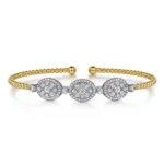 Timeless 21K Gold Bujukan Bead Diamond Bangle