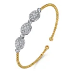 Timeless 21K Gold Bujukan Bead Diamond Bangle - Image 3