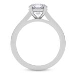 White Gold Irene Side Stone Lab Diamond Ring - Image 2