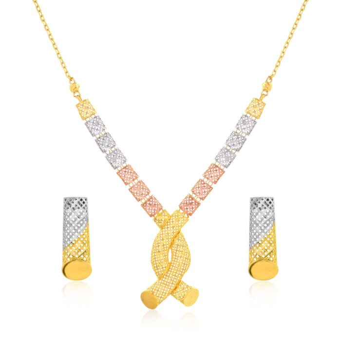 Heritage Charm in 21K Gold Necklace Sets - Image 1