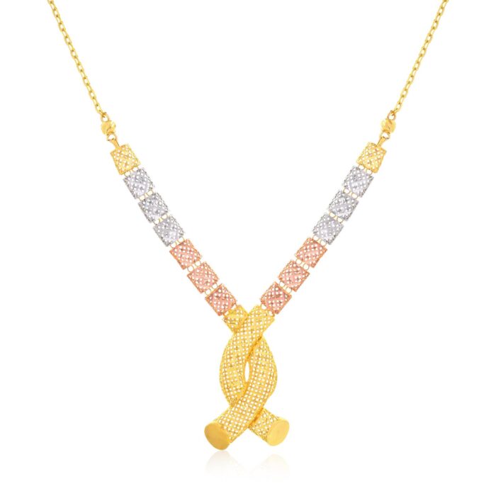 Heritage Charm in 21K Gold Necklace Sets - Image 3