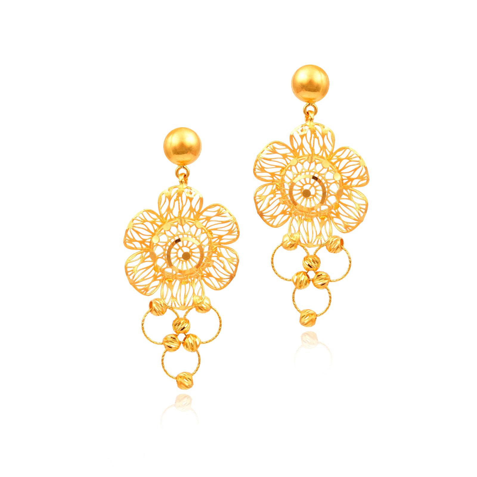 BAFJNS6-4 Celebrities and Influencers Rocking 21kt Gold Necklace set - Image 3