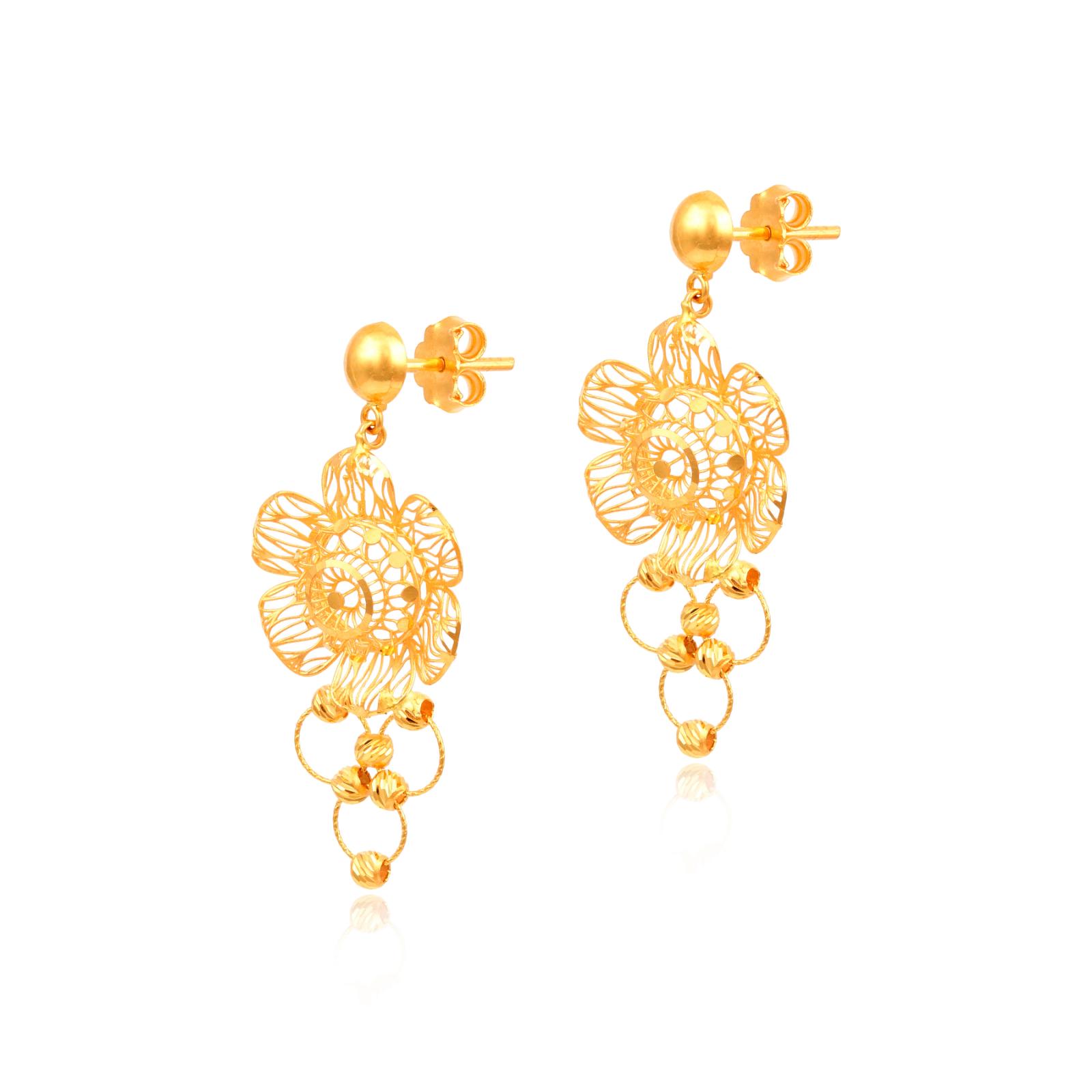 BAFJNS6-5 Celebrities and Influencers Rocking 21kt Gold Necklace set - Image 2