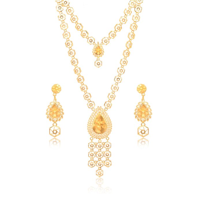 Introduction to 21kt Gold Necklace set - Image 1